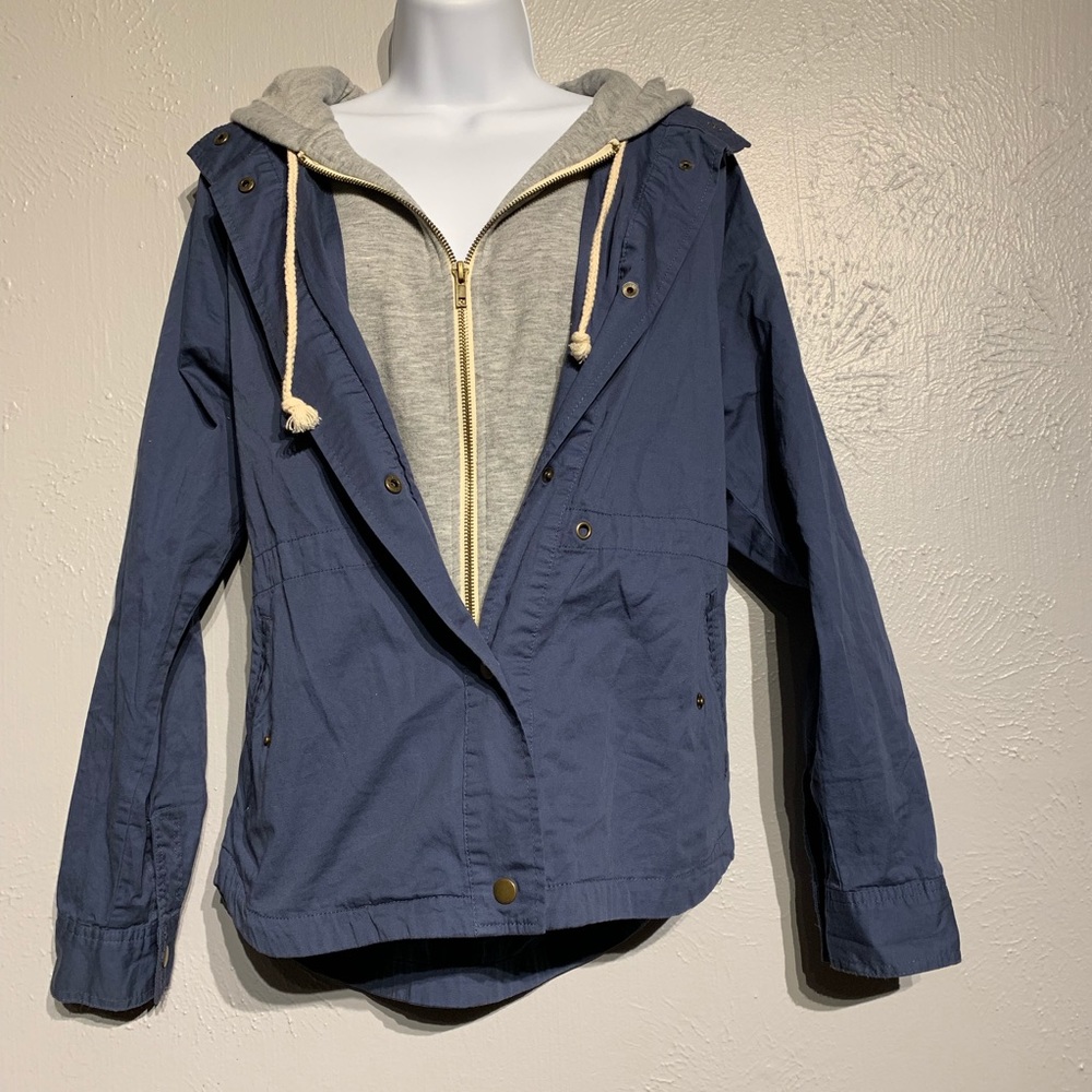 Life In Progress Hooded Utility Jacket